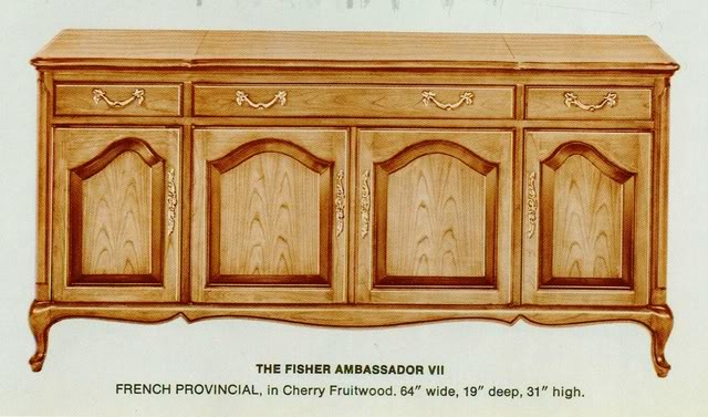 Fisher Ambassador French Provincial Console