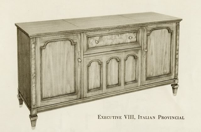 Fisher Executive VIII Italian Provincial Console