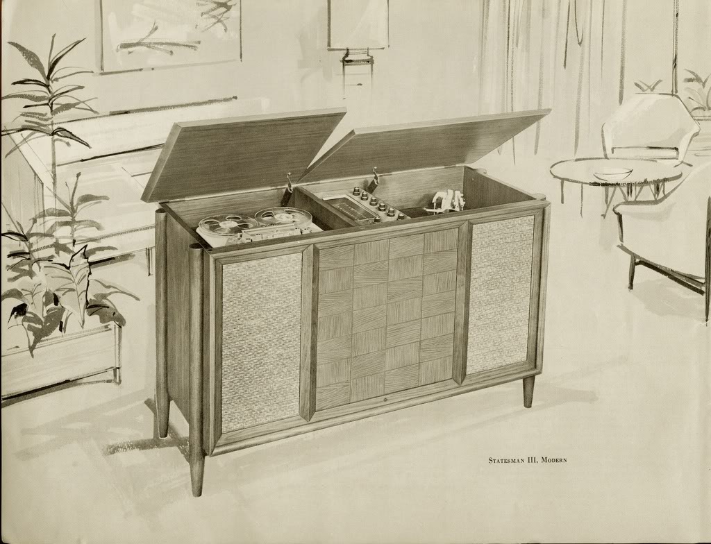 Fisher Stateman III Modern Console