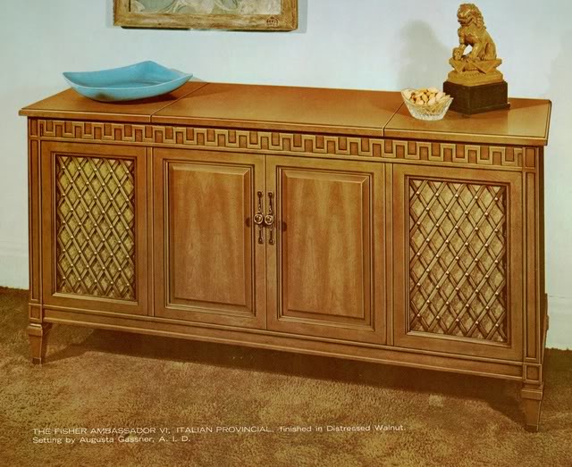 Fisher Ambassador VI Italian Provincial Console