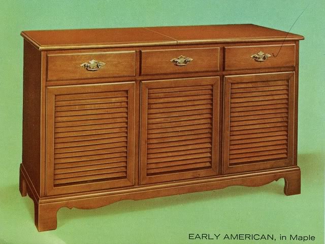 Fisher Custom Electra VII Early American Console