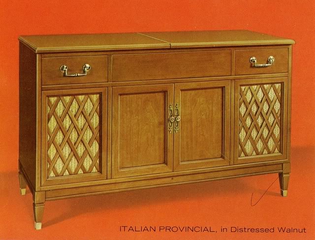 Fisher Custom Electra VII Italian Provincial Console