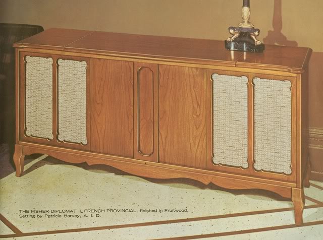 Fisher Diplomat II French Provincial Console
