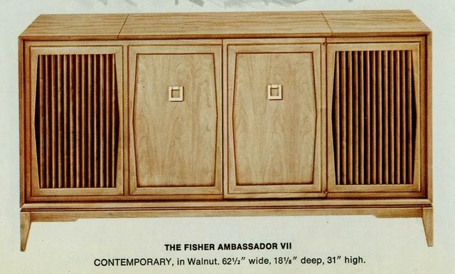 Fisher Ambassador VII Contemporary Console