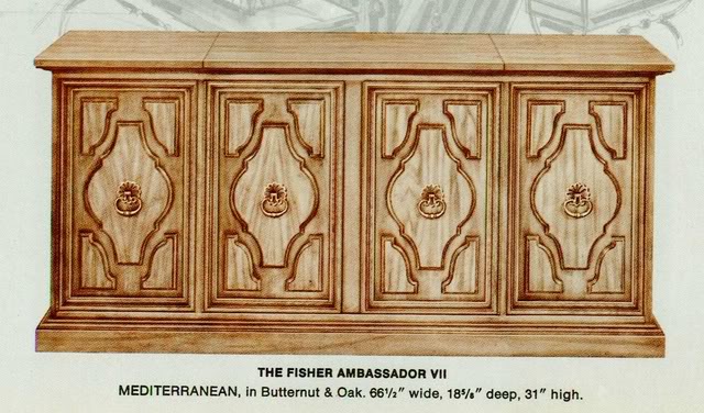 Fisher Ambassador VII Mediterranean Console