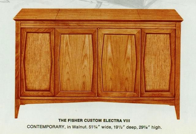 Fisher Custom Electra VIII Contemporary Console