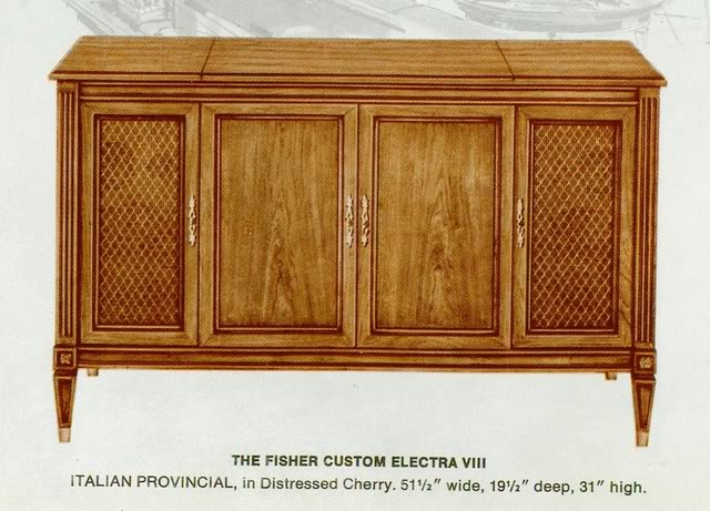 Fisher Custom Electra VIII Italian Provincial Console