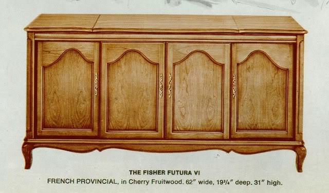 Fisher Futura VI French Provincial Console