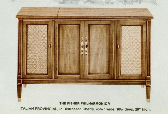 Fisher Philharmonic V Italian Provincial Console