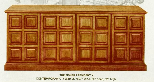 Fisher President X Contemporary Console